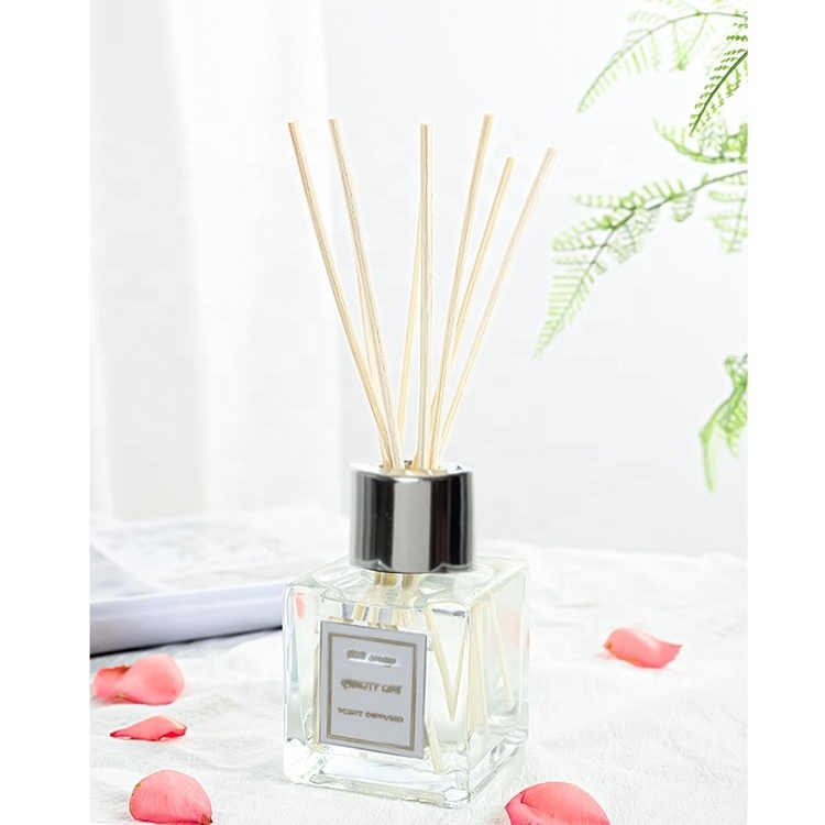 Custom diffuser reed sticker PET box aromatherapy perfume aroma reed diffuser box luxury home reed diffuser sets