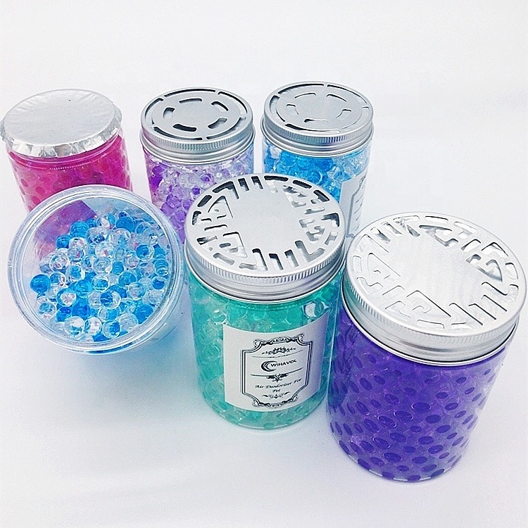 A variety of colorful crystal beads household air freshener car fragrance diffuser gel crystal beads air freshener