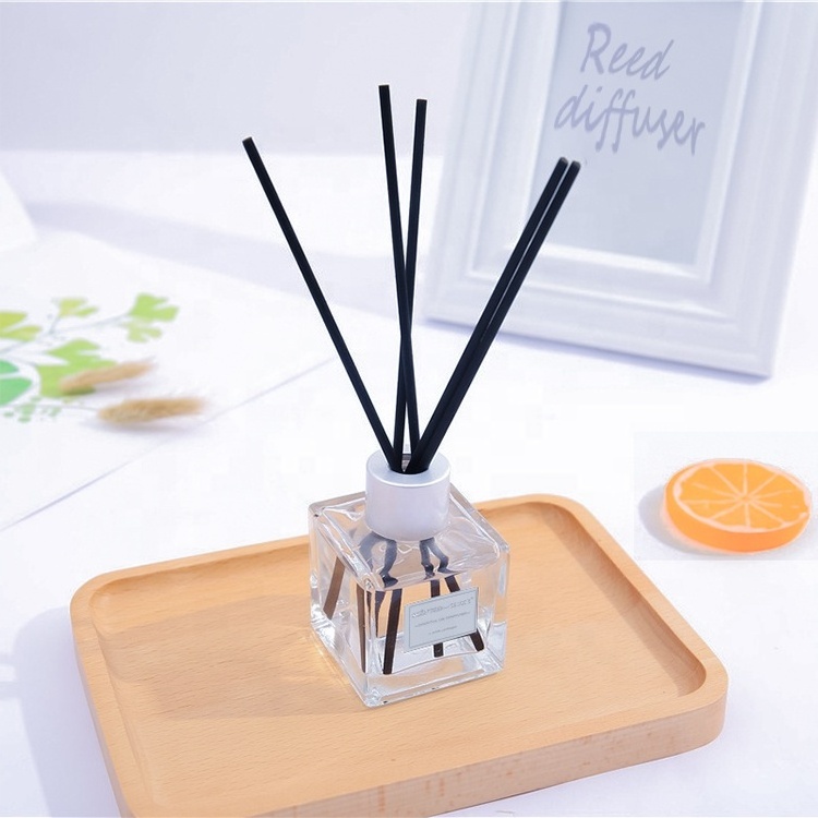 Custom diffuser reed sticker PET box aromatherapy perfume aroma reed diffuser box luxury home reed diffuser sets