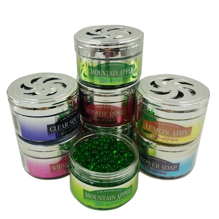 100g Crystal beads glass bottle air freshener