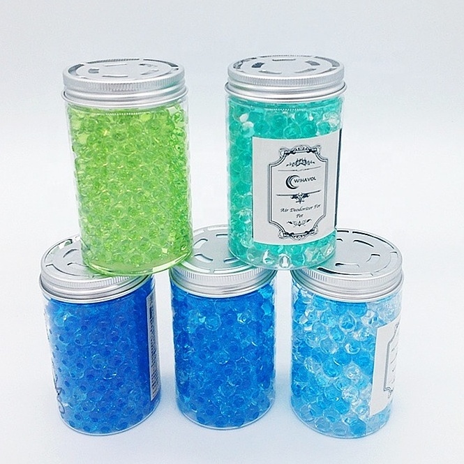 A variety of colorful crystal beads household air freshener car fragrance diffuser gel crystal beads air freshener