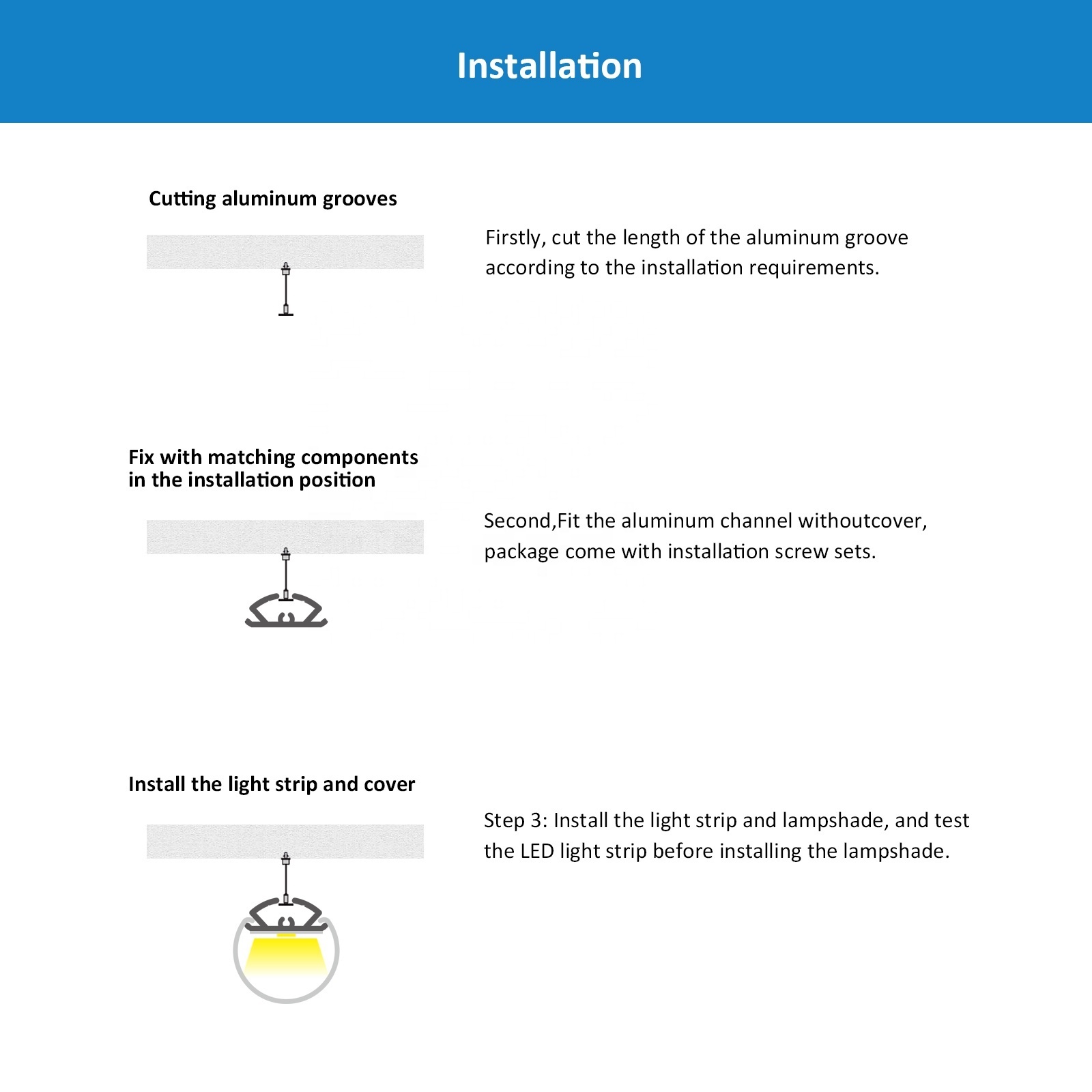 Good Quality R30 Profile Light For Ceiling White Housing Surfaced Mounted Ceiling Aluminum Profile