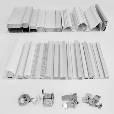 Aluminium Profile for LED Lighting Strip Recessed Aluminum Channel Diffuser Light LED Profile