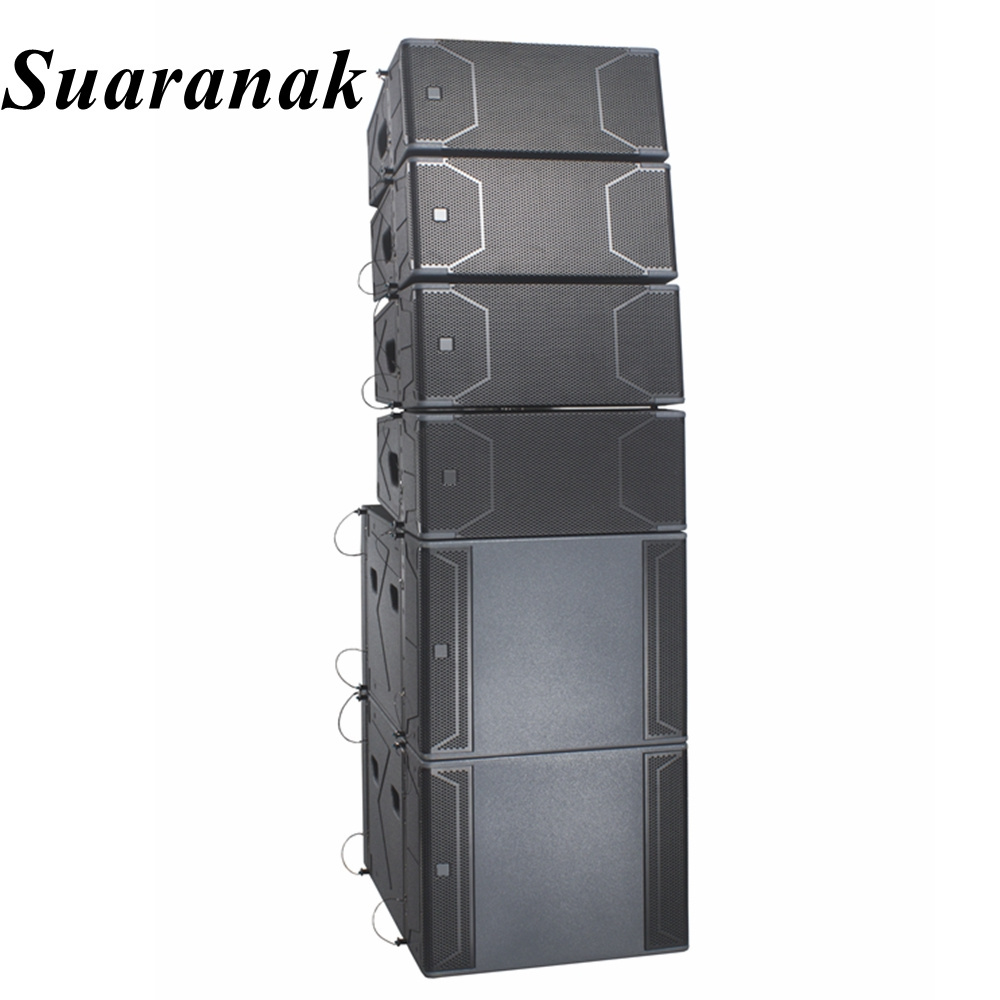 NE ONE Professional line array passive active speaker dual 10 inch and single 18 inch subwoofer for concert church big stage