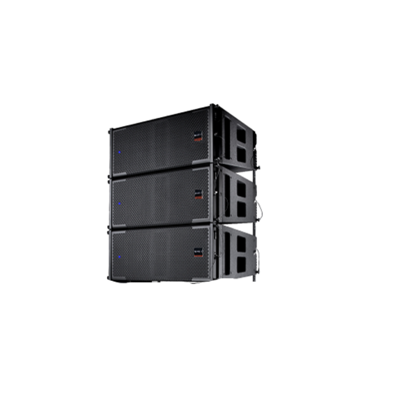 The power supply of VTX-210 can be connected in series with an active line array audio system with 5 speakers