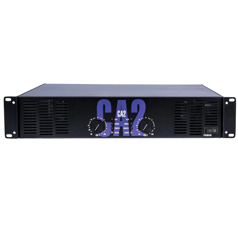 Professional Two Channels 250W*2 Audio Amplifier Outdoor Concerts Audio Metal Power Amplifier Speaker for DJ Audio Systems