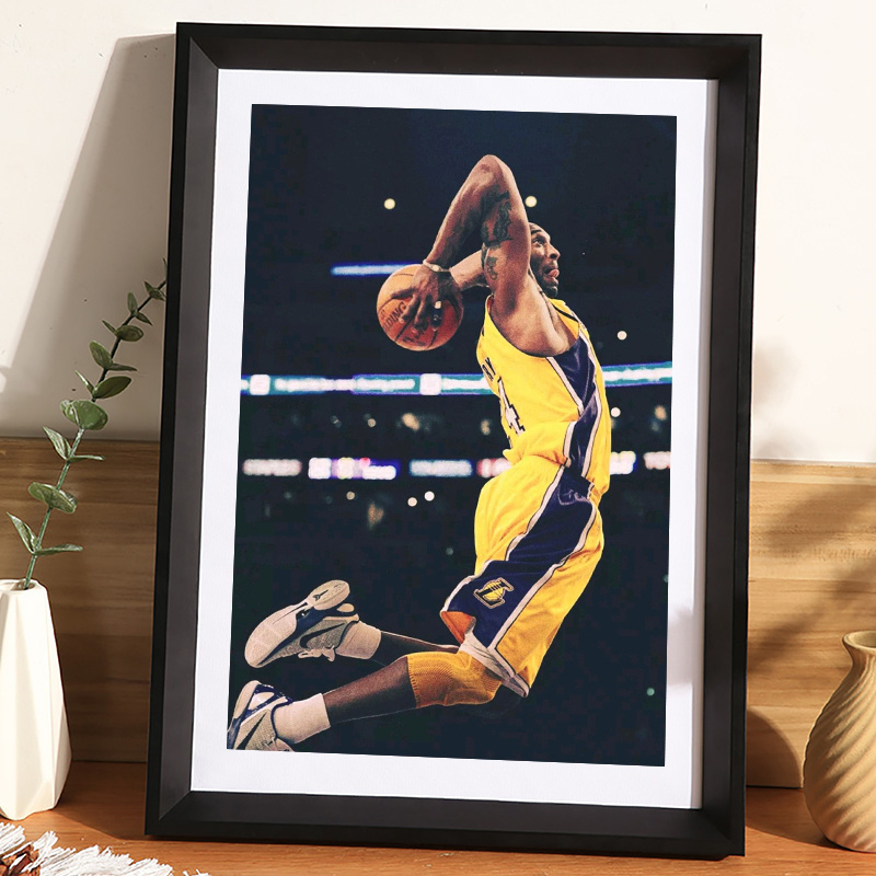 Hot Sale Modern Customized Black Wall Hanger  Wooden Jersey Display Frame for Basketball Football