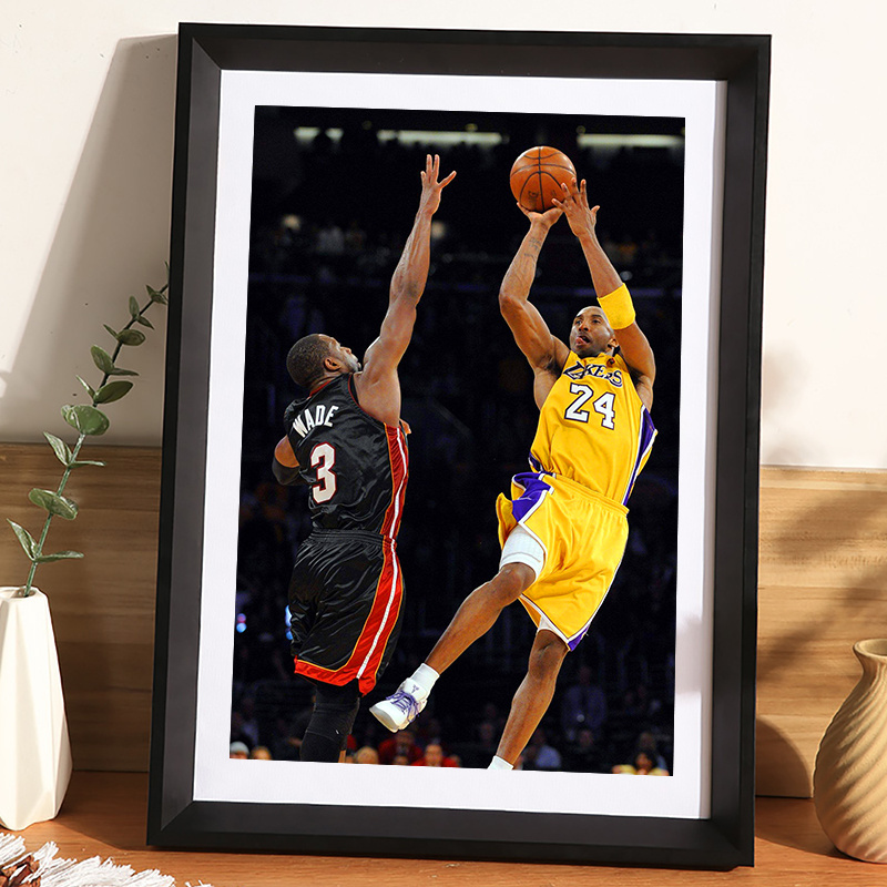 Hot Sale Modern Customized Black Wall Hanger  Wooden Jersey Display Frame for Basketball Football