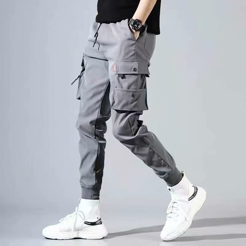 Custom 2022 Spring Cargo Pants Multiple-Function Pockets Trousers Cool Men Hip Hop Harem Pants Casual Jogger Sweatpants