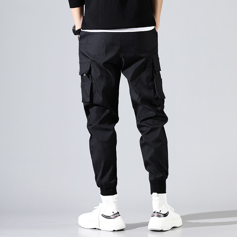 Custom 2022 Spring Cargo Pants Multiple-Function Pockets Trousers Cool Men Hip Hop Harem Pants Casual Jogger Sweatpants