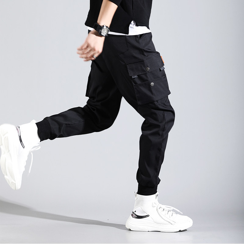 Custom 2022 Spring Cargo Pants Multiple-Function Pockets Trousers Cool Men Hip Hop Harem Pants Casual Jogger Sweatpants