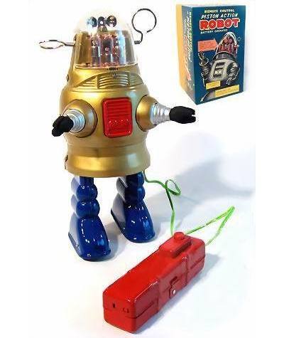 Vintage tin toys electric robot toys for collections tin robot