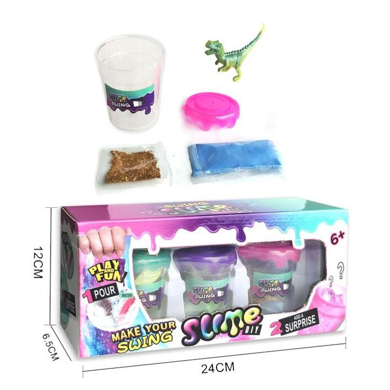 STARIVER Air Dry Polymer Modeling butter fluffy Clay DIY Plasticine glue glitter play dough Making Kit glue kids Slime