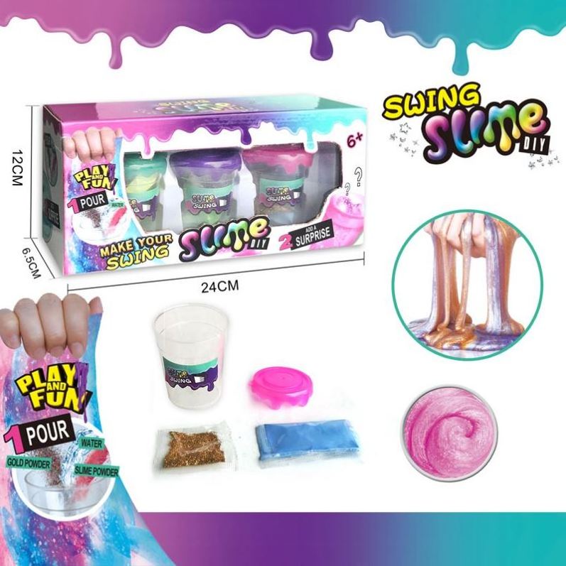 STARIVER Air Dry Polymer Modeling butter fluffy Clay DIY Plasticine glue glitter play dough Making Kit glue kids Slime