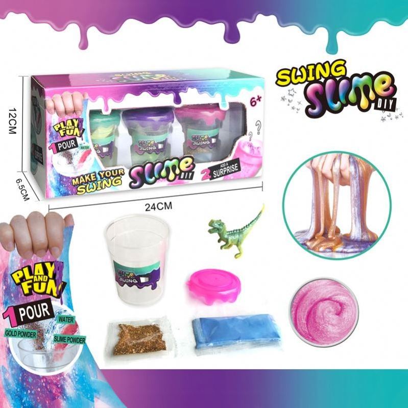 STARIVER Air Dry Polymer Modeling butter fluffy Clay DIY Plasticine glue glitter play dough Making Kit glue kids Slime