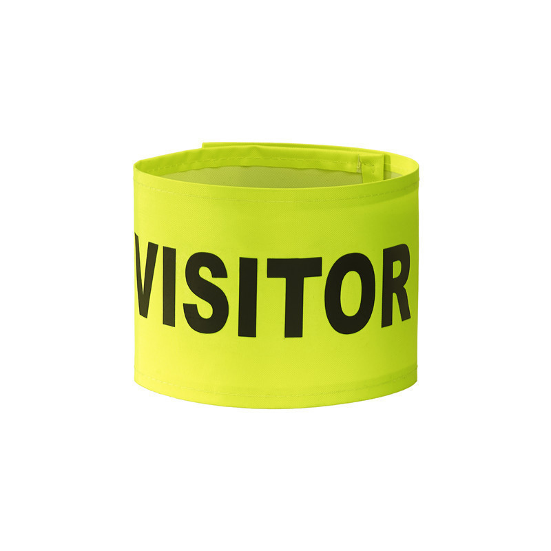 Custom Print Logo Oxford Cloth Adjustable Hi-vis Warning Arm Band High Visibility Traffic Reflective Safety Arm Straps