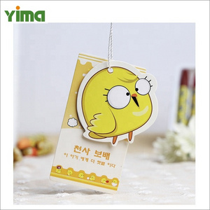 Hot sale cute kids children clothing apparel garment hang tags for kids baby clothing