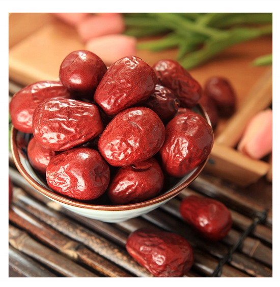 Chinese New Crop Dried Fruit No Additives Dried Red Dates for Sale Casual snack Crispy jujube pitted