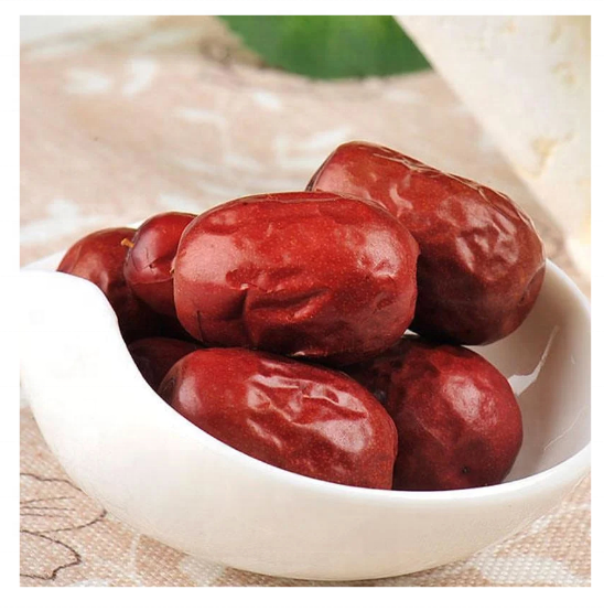 Chinese Manufacturer Dried Red Jujube Fruit Snack Dried Snack porridge and soup big red dates