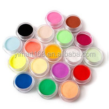 Yimart 18 Color Nail Art Sculpture Carving Acrylic Powder for Nails Nail Art Acrylic Powder