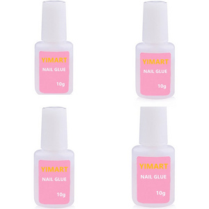 YIMART 10g Fast Drying Nail Glue for False French Tips Glitter Acrylic Nail Art Decoration Adhesive Tool Manicure