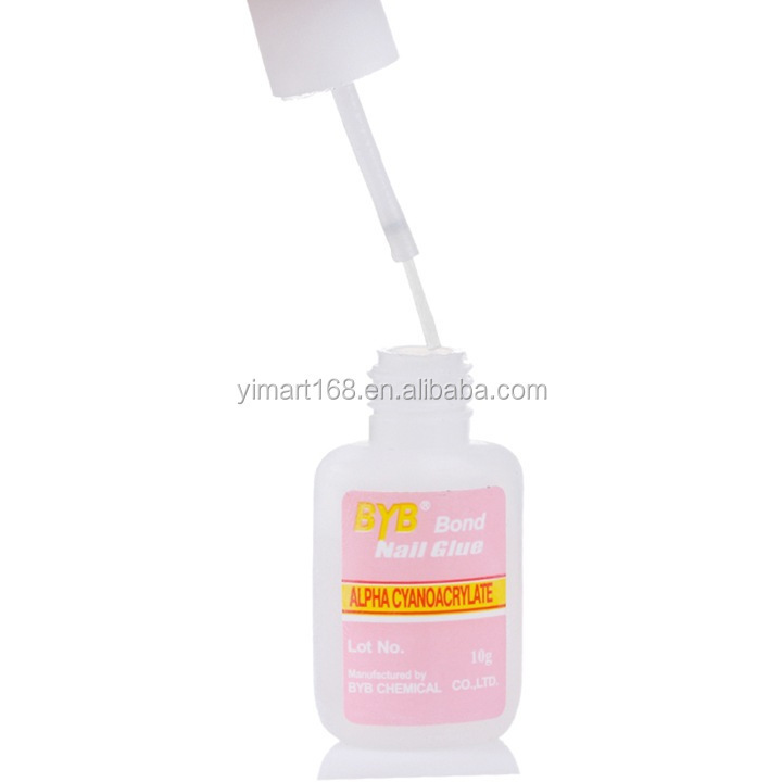 Yimart 10g BYB Nail Glue With Brush For Nail Tips Nail Rhinestone Decorations