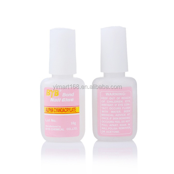 Yimart 10g BYB Nail Glue With Brush For Nail Tips Nail Rhinestone Decorations