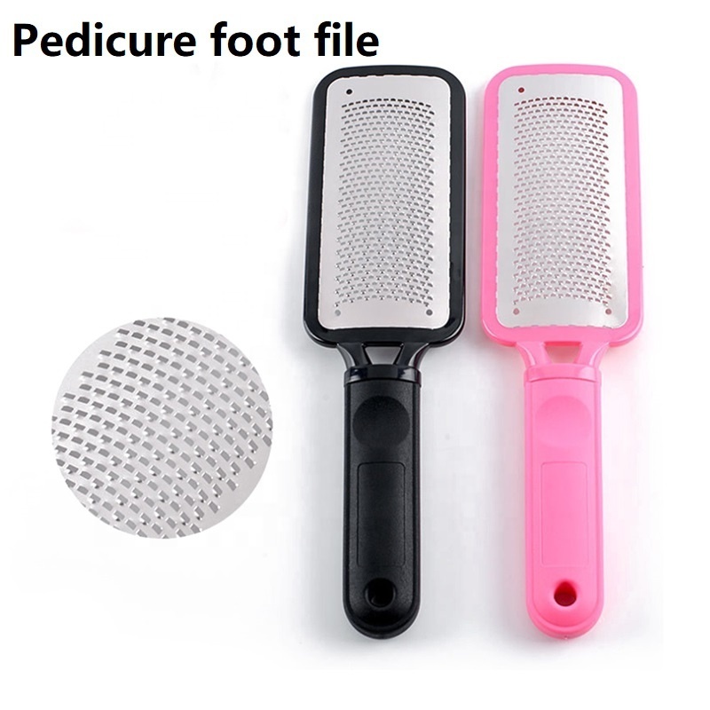 Yimart Stainless Steel Pedicure Foot File Callus Dead Skin Rasp Remover Foot Grinding Tool