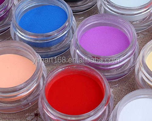 Yimart 18 Color Nail Art Sculpture Carving Acrylic Powder for Nails Nail Art Acrylic Powder