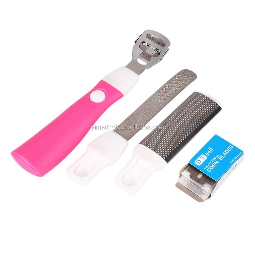 Yimart 4 in 1 Foot Callus Shaver File Hard Tough Skin Corn Remover Foot Callus Remover Foot File