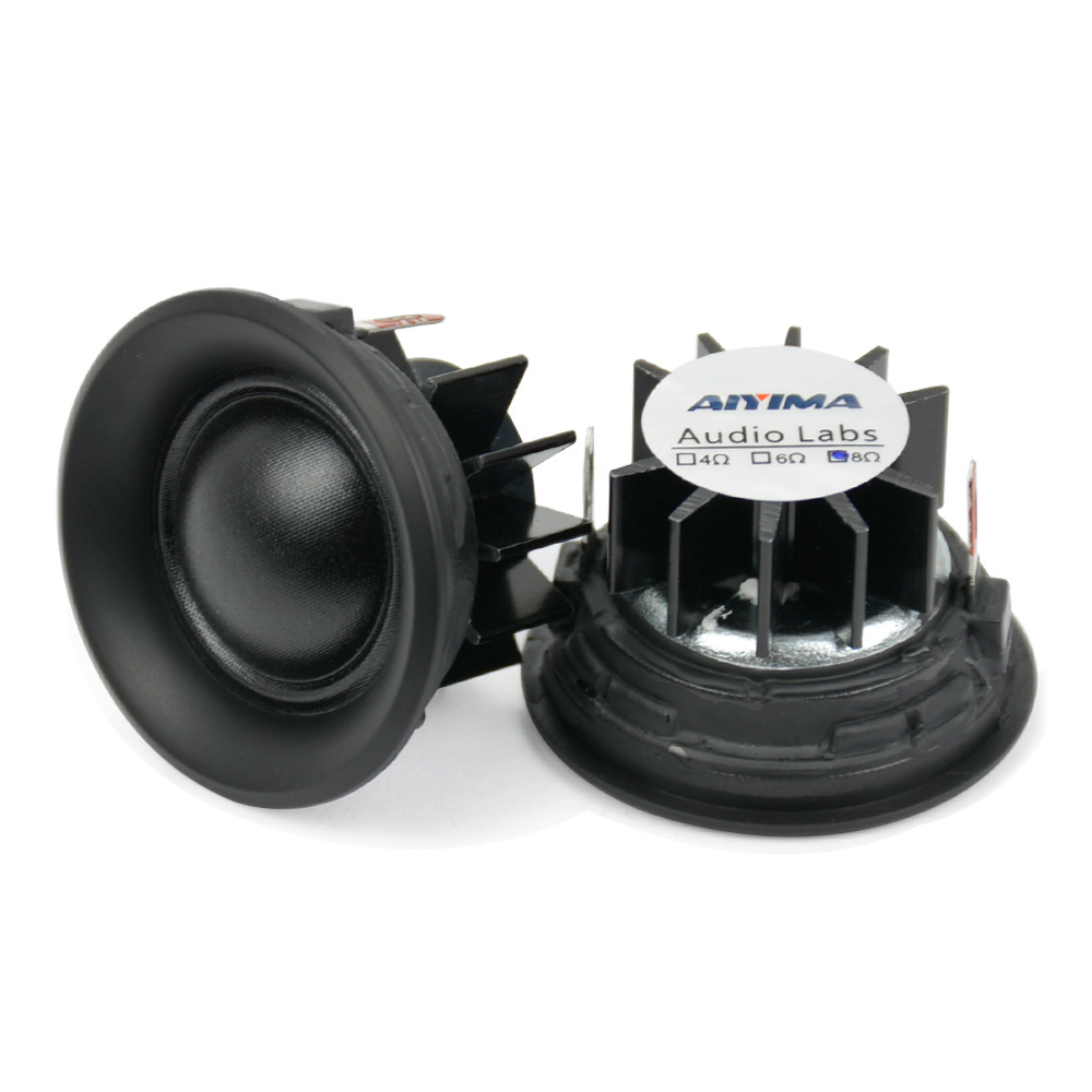 AIYIMA 2Pcs 10W 1.5Inch Tweeters Loudspeakers Treble Mini Portable Silk Film Speakers 4 Ohm 6 Ohm 8Ohm For Toy Speaker