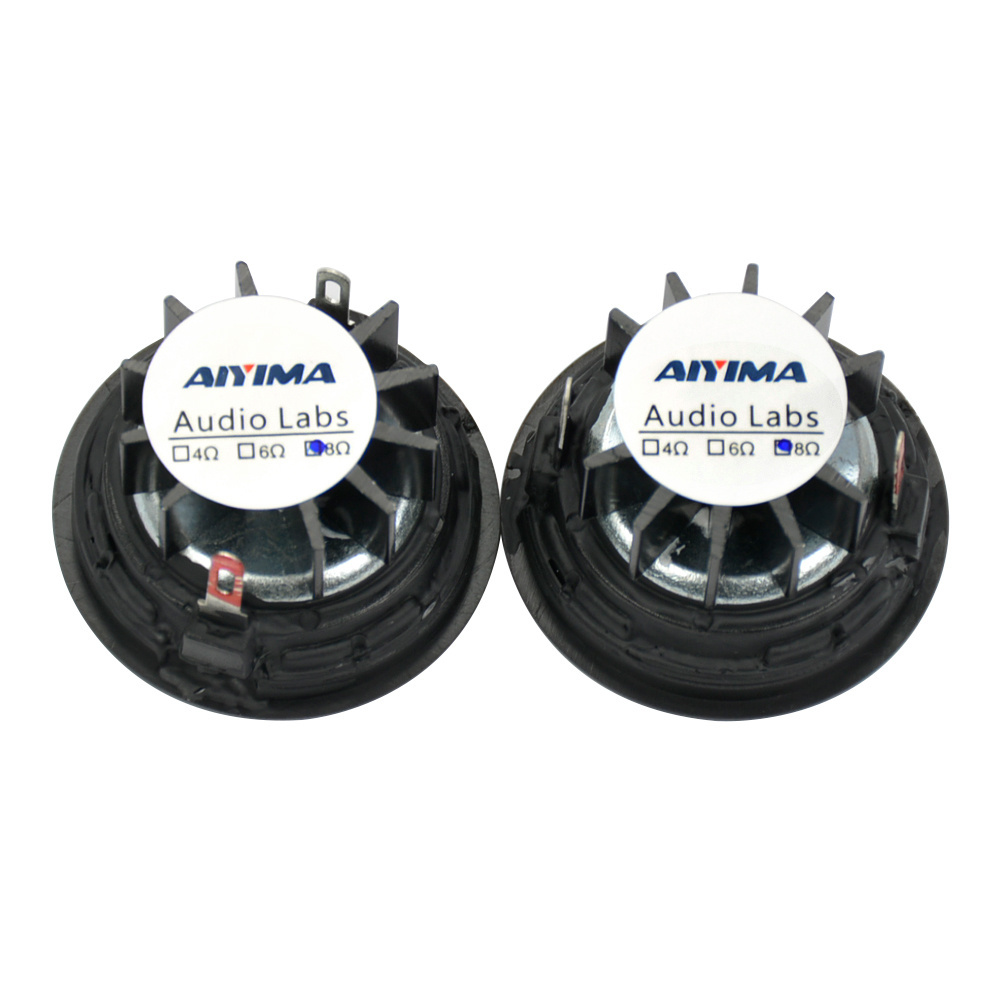 AIYIMA 2Pcs 10W 1.5Inch Tweeters Loudspeakers Treble Mini Portable Silk Film Speakers 4 Ohm 6 Ohm 8Ohm For Toy Speaker