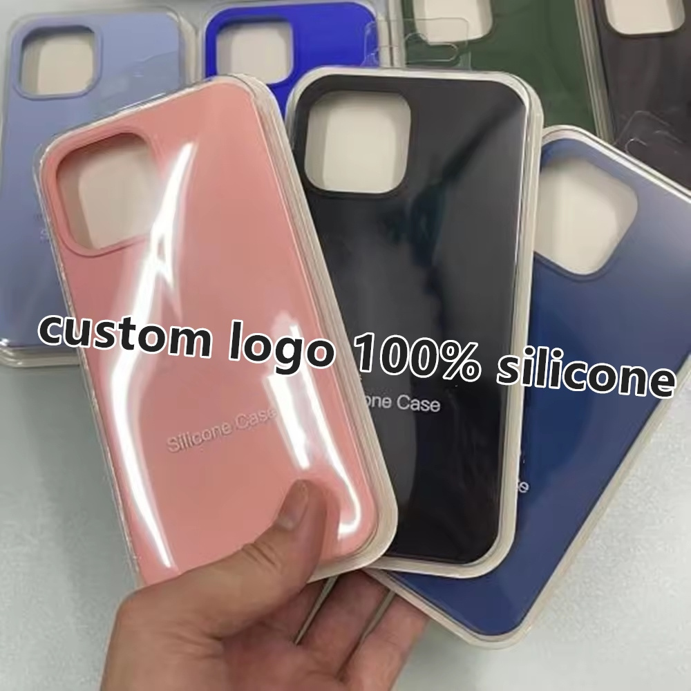 For Apple iPhone 13 14 15 pro max samsung Custom With without logo Tpu Cell Original Silicone Phone Case