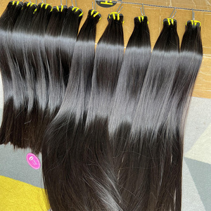 Raw Cuticle Aligned Virgin Human Hair Bundles Vendors Wholesale 12A 15A Grade Bone Straight Vietnamese Double Drawn Human Hair