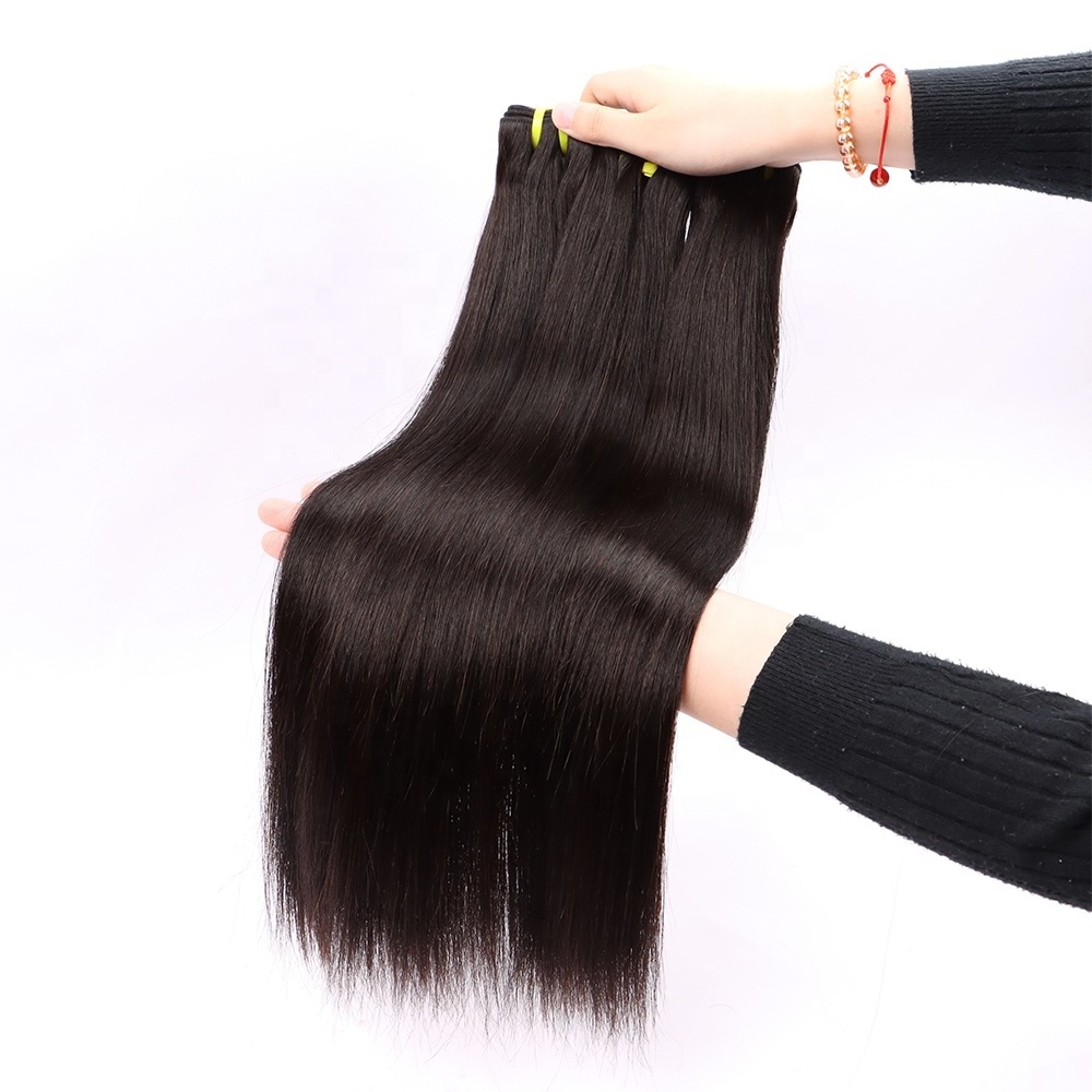 Hair Extension Cheveux Raw Brazilian Silky Straight Hair Bundles 100% Unprocessed Filipino Indonesian Cuticle Aligned Hair