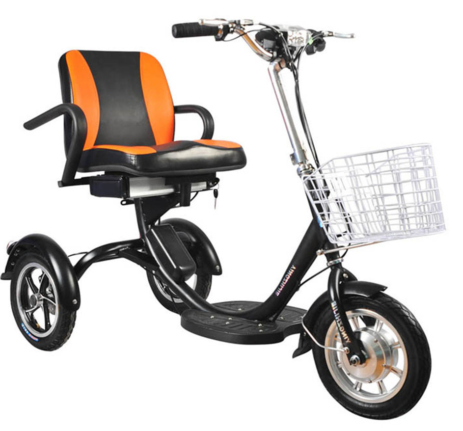 L    2022  electric folding trike triciclo electrico plegable