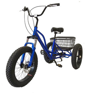 Low 3-wheels Trike Bicycle Adult Tricycle Lowrider Three Wheeler Rim With Factory Price