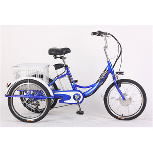 Hot Sale Factory Direct "electric-trike-cabs-trishaw-adult-tricycle" Adult Tricycle Tandem Electric Bicycle