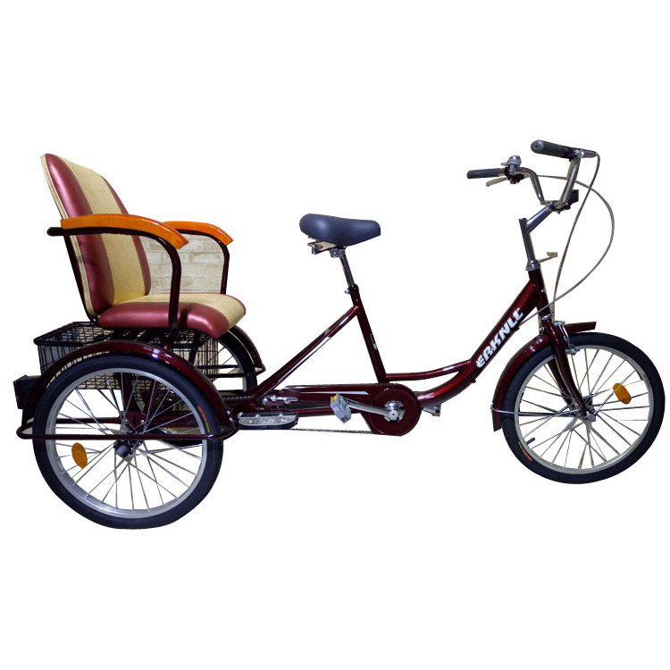 closed cheap cheap adult tricycle for sale/big wheel custom adult tricycle with CE/three wheel bike adult tricycle with 7 speed