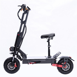 350w off-road fast BICYSTAR battery fat tire dual motor folding eu warehouse two wheel electric scooter 2021