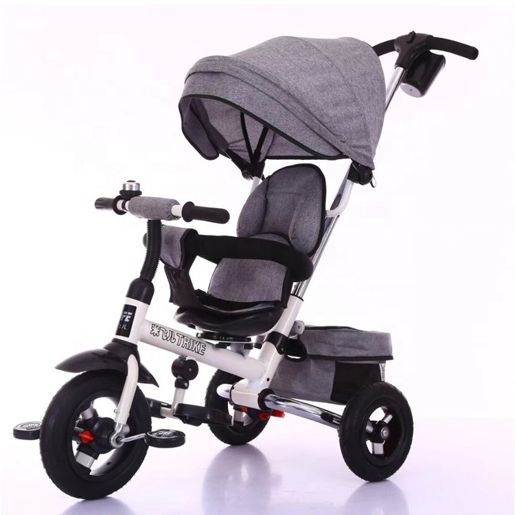 New cool BABY TODDLER TRIKE/ KID CHILD TRICYCLE RIDE ON TOY/ 3 WHEEL 4 in 1 baby tricycle PARENTAL CONTROL CAR