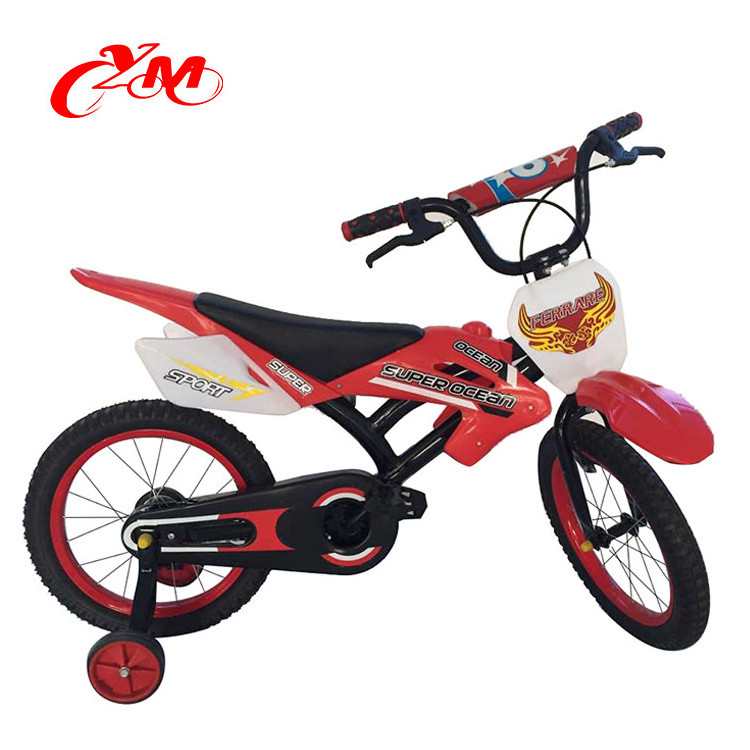 Manufacturer wholesale cheap kids bicycle with training wheel/Yimei motorcycle bicycle for kids/OEM kids dirt bike bicycle