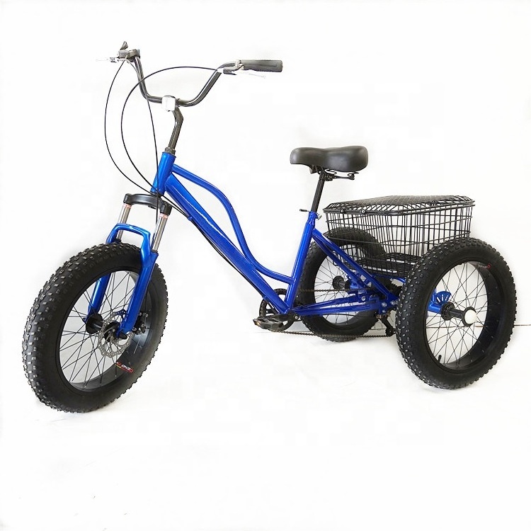 24 inch adult tricycle china/Fat adult tricycle wide tire/2019 adult tricycle parts adult tricycle pedal adult tricycle seats