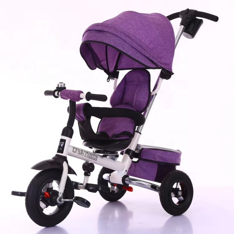 New cool BABY TODDLER TRIKE/ KID CHILD TRICYCLE RIDE ON TOY/ 3 WHEEL 4 in 1 baby tricycle PARENTAL CONTROL CAR