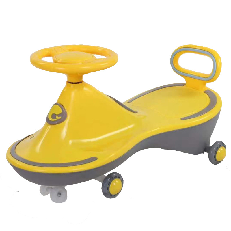 2021 baby ride 2 in 1 4 wheel push hand along button start car toy baby children climbing twist car slide car with push handle