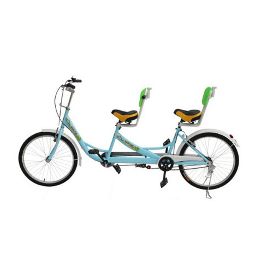 Most Fashionable 4 Wheel Adult Bike Tandem Bicycle For Sale/tandem Bike With Fat Tire/used Cheap Surrey Bike For Couple