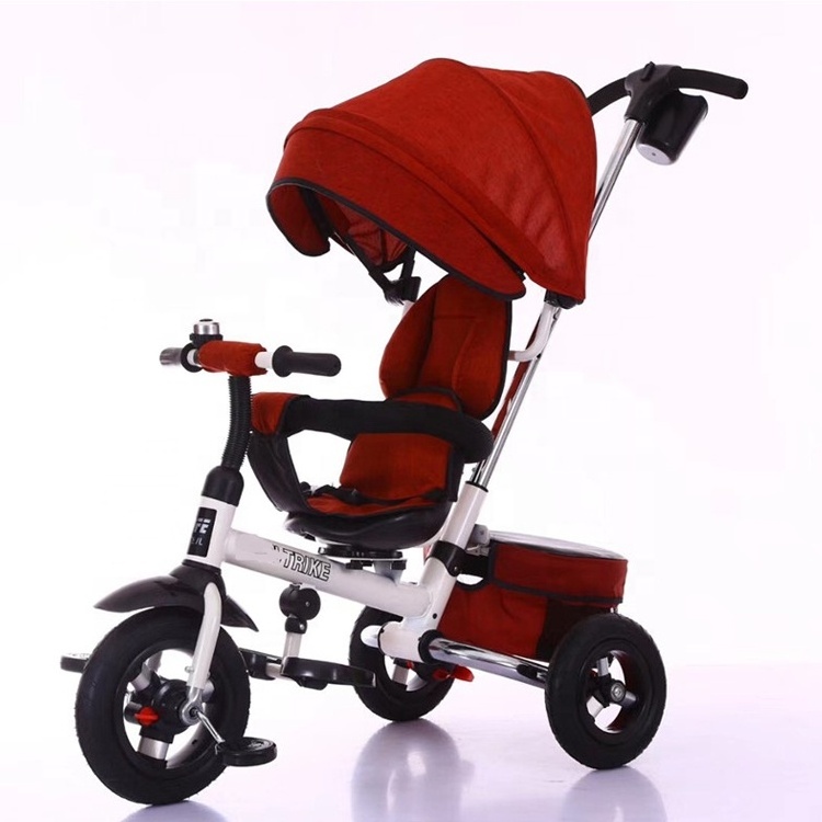 New cool BABY TODDLER TRIKE/ KID CHILD TRICYCLE RIDE ON TOY/ 3 WHEEL 4 in 1 baby tricycle PARENTAL CONTROL CAR