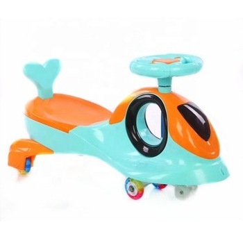 GIRL BOY SWING WIGGLE CAR RIDE ON TWIST GO KIDS CHILD SCOOTER /NO PEDALS PLASMA/Kids Push Car Retro swing car