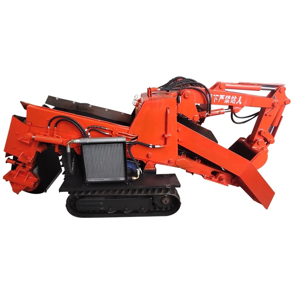 Mining Crawler Slag Raking Machine Excavation Muck Loading Scraper Wheel Mining Grilled Slag Muck Machine