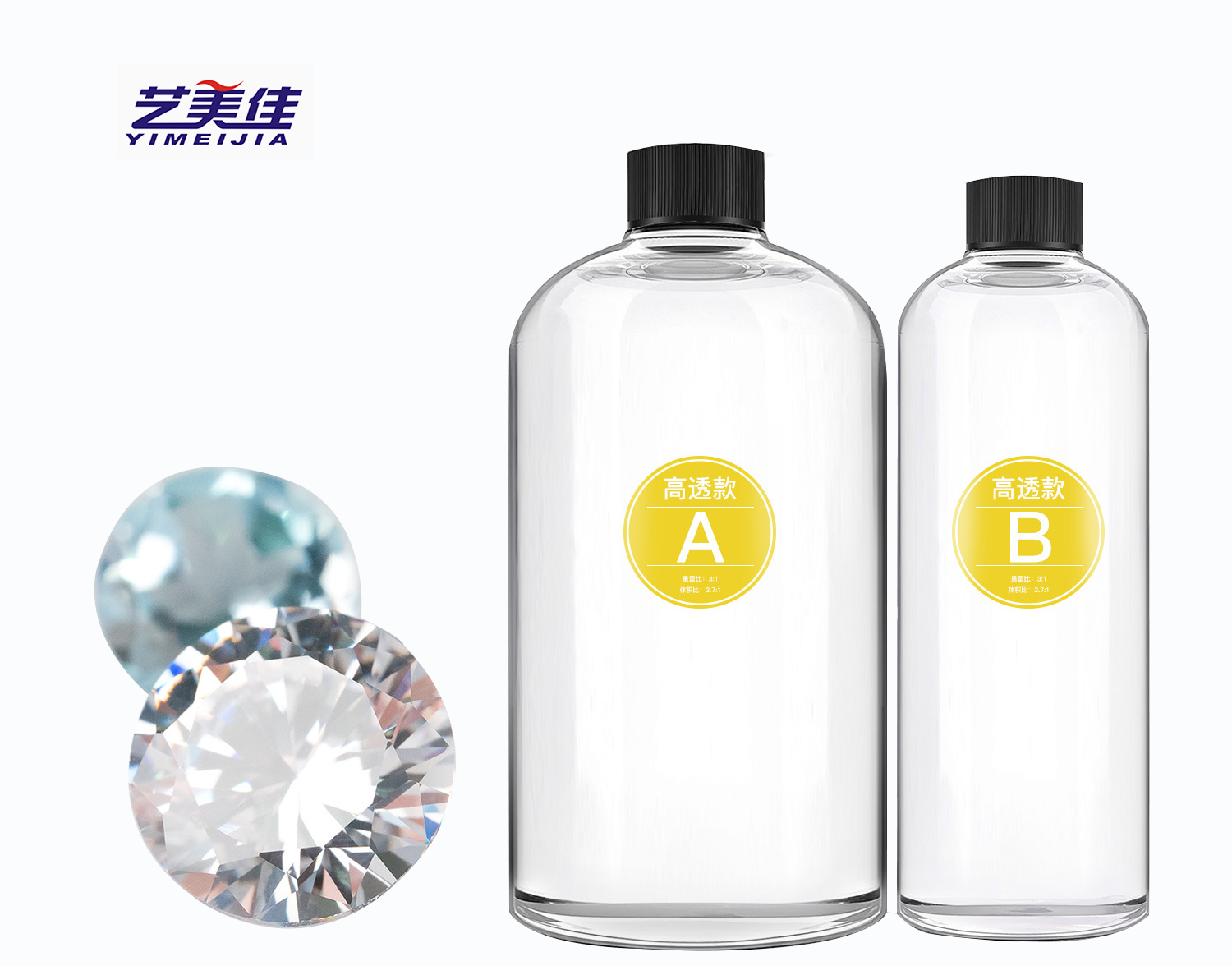 Wholesale Epoxy Resin Glue for Jewelry Flat Grinding